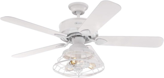 Sulion Deckenventilator mit LED Leuchte MUSTANG Ø127cm Braun mit Fernbedienung