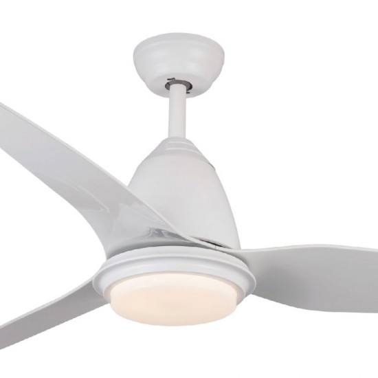 Sulion Deckenventilator mit LED Leuchte MARCONY Ø132cm CCT Weiss mit Fernbedienung