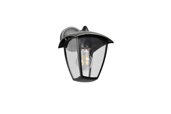 Trio 263260132 Venta E27 Wandleuchte Schwarz Matt IP44