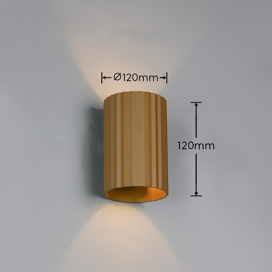 Trio 264300165 Imaria G9 Wandleuchte ⌀8cm Coffee