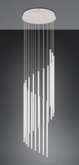 Trio 330632076 Baxter LED Pendelleuchte 68W ⌀37cm dimmbar Warm Grey CCT einstellbare Lichtfarbe