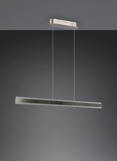 Trio 331210107 Arcola LED Pendelleuchte 36W dimmbar Nickel Matt CCT einstellbare Lichtfarbe