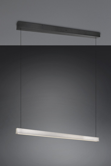 Trio 347910107 Wallace LED Pendelleuchte 29W dimmbar Nickel Matt CCT einstellbare Lichtfarbe