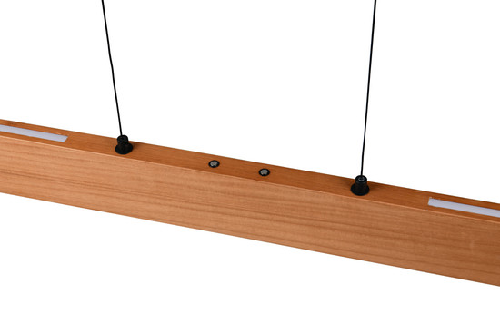 Trio 359719130 Edgewood LED Pendelleuchte 36W dimmbar Holzfarbig CCT einstellbare Lichtfarbe