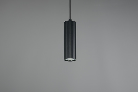 Trio 367700132 Soka GU10 Pendelleuchte ⌀9cm Schwarz Matt