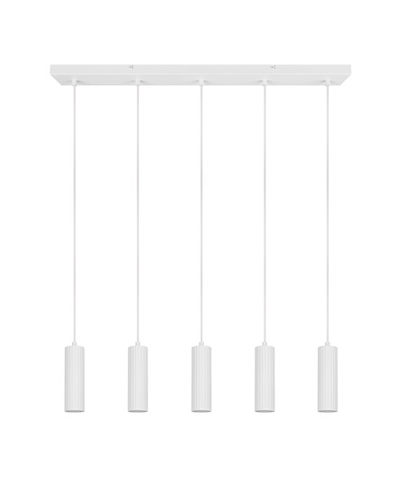 Trio 367700531 Soka GU10 Pendelleuchte 5-fach ⌀5,5cm Weiß Matt