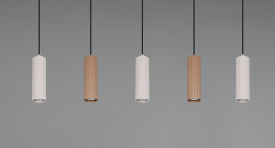 Trio 367700565 Soka GU10 Pendelleuchte 5-fach ⌀5,5cm Coffee