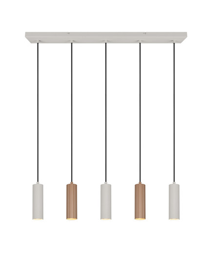 Trio 367700565 Soka GU10 Pendelleuchte 5-fach ⌀5,5cm Coffee