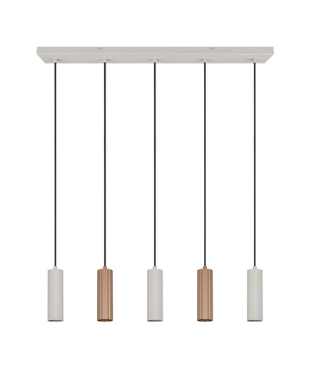 Trio 367700565 Soka GU10 Pendelleuchte 5-fach ⌀5,5cm Coffee