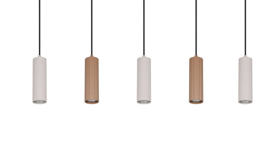 Trio 367700565 Soka GU10 Pendelleuchte 5-fach ⌀5,5cm Coffee