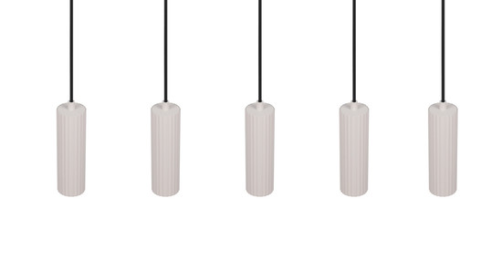 Trio 367700576 Soka GU10 Pendelleuchte 5-fach ⌀5,5cm Warm Grey