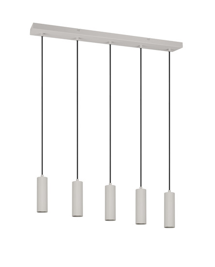 Trio 367700576 Soka GU10 Pendelleuchte 5-fach ⌀5,5cm Warm Grey