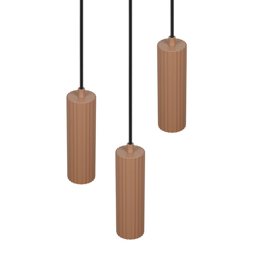 Trio 367730365 Soka GU10 Pendelleuchte 3-fach ⌀28cm Coffee