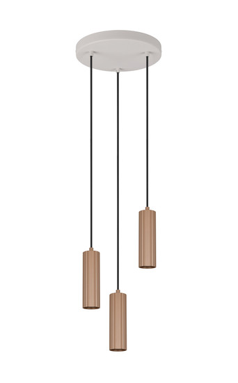 Trio 367730365 Soka GU10 Pendelleuchte 3-fach ⌀28cm Coffee