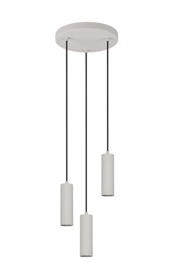 Trio 367730376 Soka GU10 Pendelleuchte 3-fach ⌀28cm Warm Grey