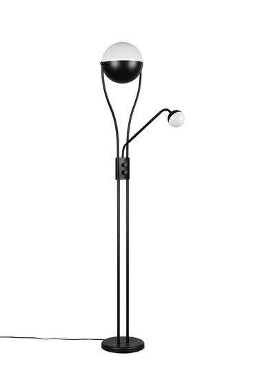 Trio 478310232 Chris LED Stehleuchte 18W ⌀30cm dimmbar Schwarz Matt warmweiss