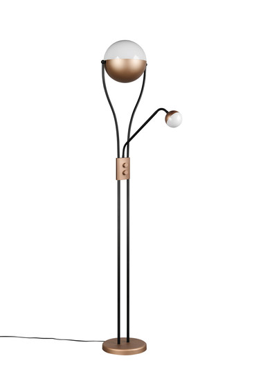 Trio 478310265 Chris LED Stehleuchte 18W ⌀30cm dimmbar Coffee warmweiss