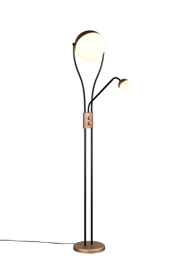 Trio 478310265 Chris LED Stehleuchte 18W ⌀30cm dimmbar Coffee warmweiss