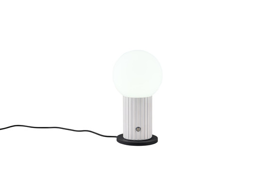 Trio 543510131 Tauris LED Tischleuchte 2,5W ⌀13cm dimmbar Weiß Matt CCT einstellbare Lichtfarbe Touch