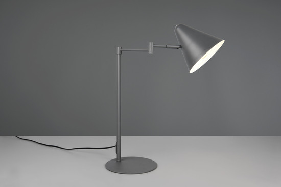 Trio 563900142 Cosima E14 Tischleuchte ⌀15cm Anthrazit