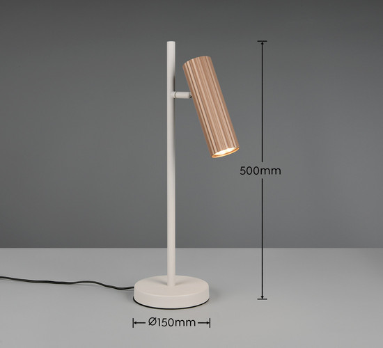 Trio 567700165 Soka GU10 Tischleuchte ⌀15cm Coffee