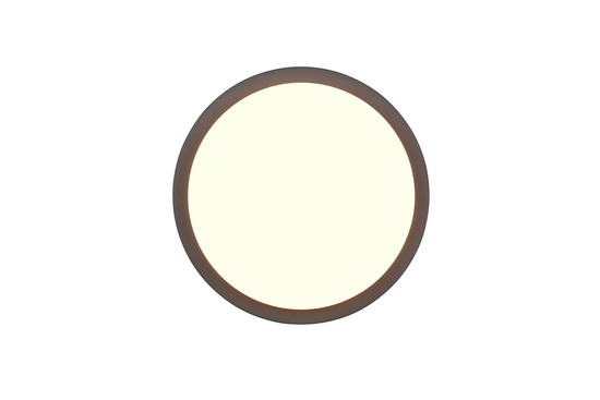 Trio 630369142 Bermejo LED Deckenleuchte 14W ⌀30cm Anthrazit IP54 CCT einstellbare Lichtfarbe