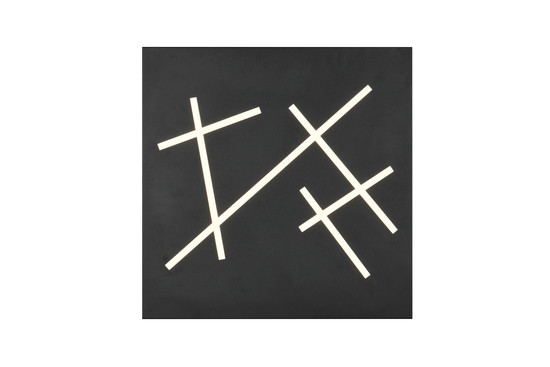 Trio 630810132 Snip LED Deckenleuchte 24W dimmbar Schwarz Matt CCT einstellbare Lichtfarbe