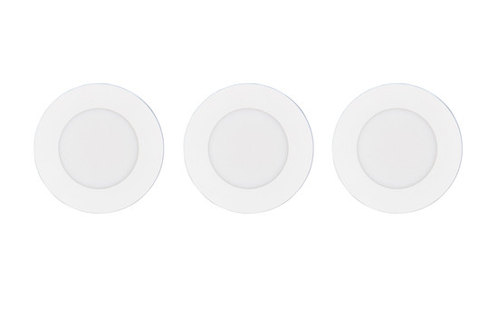Trio 635110301 Himal LED Einbauleuchten 3x3,5W ⌀8,5cm dimmbar Weiß IP65 CCT einstellbare Lichtfarbe