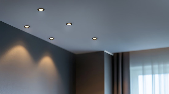 Trio 635110302 Himal LED Einbauleuchten 3x3,5W ⌀8,5cm dimmbar Schwarz IP65 CCT einstellbare Lichtfarbe