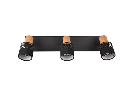 Trio Nandini Strahler E14  3-fach Schwarz Matt