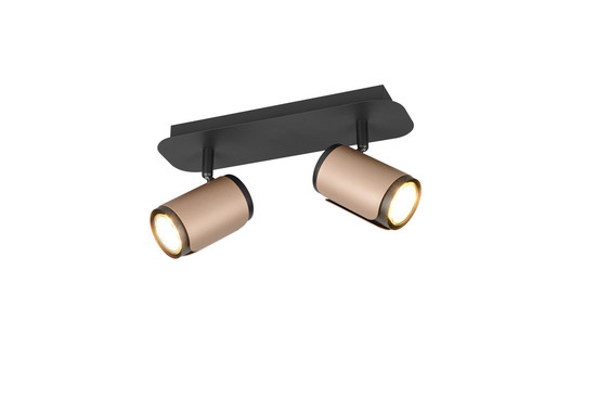 Trio 814500265 Gillan GU10 Strahler 2-fach Coffee