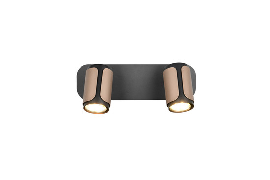 Trio 814500265 Gillan GU10 Strahler 2-fach Coffee