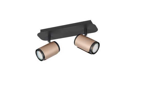 Trio 814500265 Gillan GU10 Strahler 2-fach Coffee