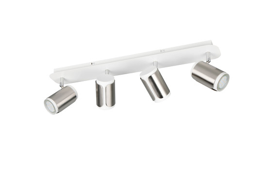 Trio 814500407 Gillan GU10 Strahler 4-fach Nickel Matt