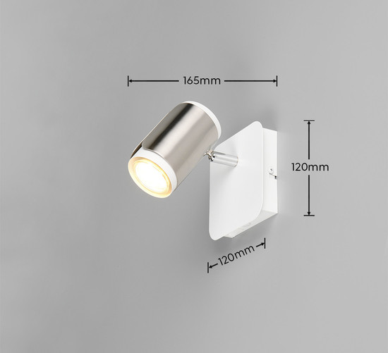 Trio 814570107 Gillan GU10 Strahler Nickel Matt