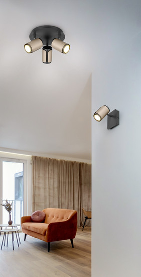 Trio 814570165 Gillan GU10 Strahler Coffee