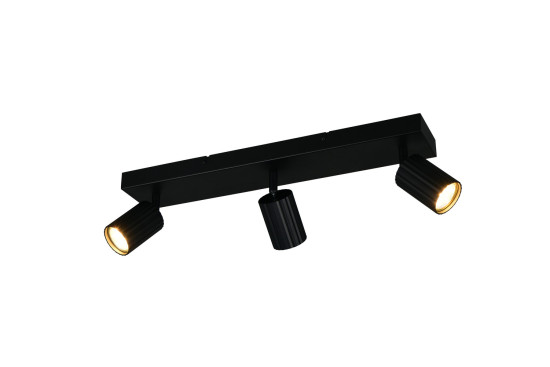 Trio 867700332 Soka GU10 Strahler 3-fach Schwarz Matt