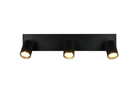 Trio 867700332 Soka GU10 Strahler 3-fach Schwarz Matt