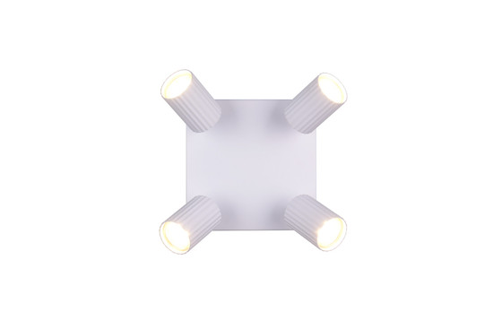 Trio 867730431 Soka GU10 Strahler 4-fach Weiß Matt