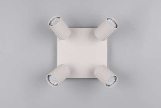 Trio 867730476 Soka GU10 Strahler 4-fach Warm Grey