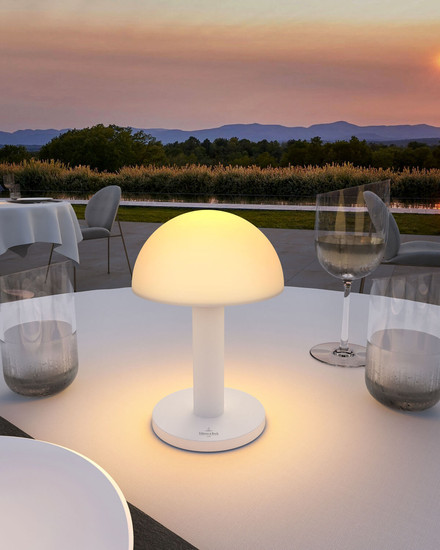 Villeroy & Boch BERGAMO Akku-Tischlampe Weiß 1,8W steuerbare Lichtfarbe 97070