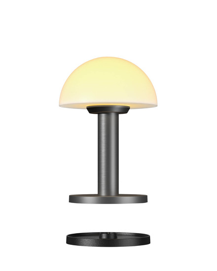 Villeroy & Boch BERGAMO Akku-Tischlampe Gun Metal Matt 1,8W steuerbare Lichtfarbe IP65 97077