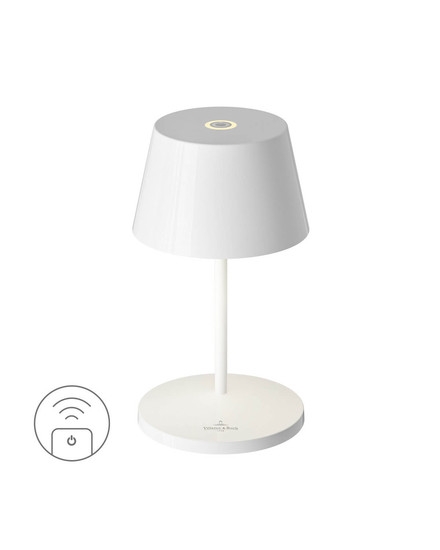 Villeroy & Boch SEOUL RC Akku-Tischlampe Weiß Ceramic 2,2W steuerbare Lichtfarbe IP65 97080