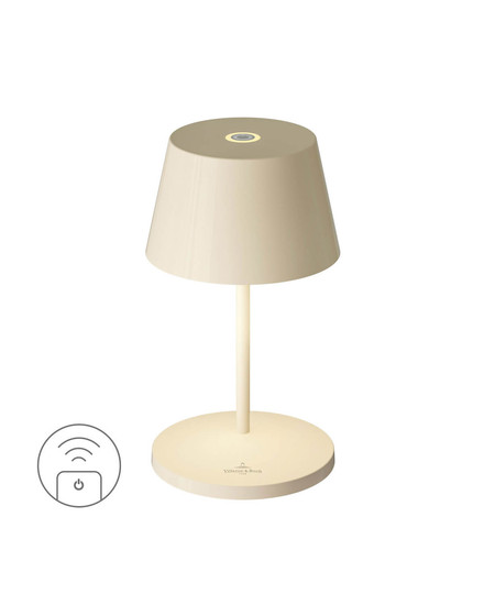Villeroy & Boch SEOUL RC Akku-Tischlampe Elfenbein Ceramic 2,2W steuerbare Lichtfarbe IP65 97082