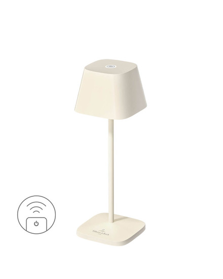 Villeroy & Boch NEAPEL MICRO RC Akku-Tischlampe Elfenbein Ceramic 2,3W steuerbare Lichtfarbe IP65 97112