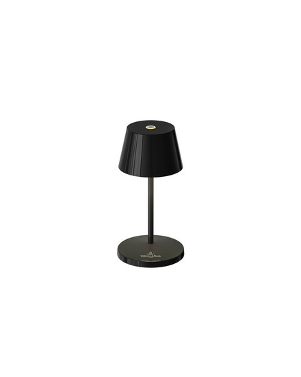 Villeroy & Boch SEOUL NANO Akku-Tischlampe Schwarz Ceramic 1,8W steuerbare Lichtfarbe IP65 97121