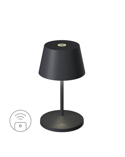 Villeroy & Boch SEOUL RC Akku-Tischlampe Schwarz 2,2W steuerbare Lichtfarbe IP65 97202