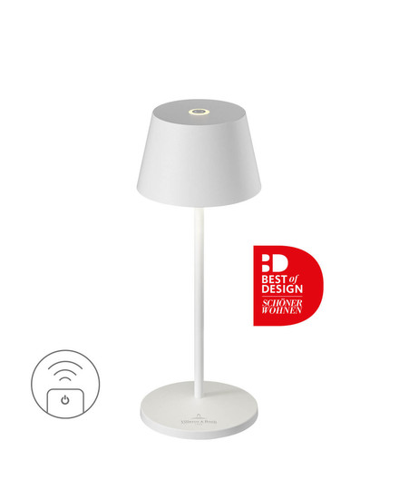 Villeroy & Boch SEOUL MICRO RC Akku-Tischlampe Weiß 2,3W steuerbare Lichtfarbe IP65 97240