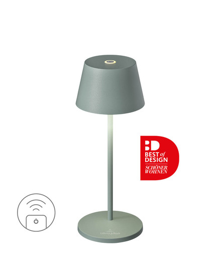 Villeroy & Boch SEOUL MICRO RC Akku-Tischlampe Olivgrün 2,3W steuerbare Lichtfarbe IP65 97243