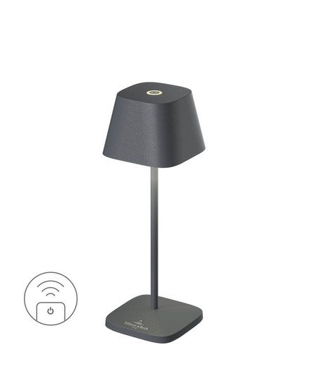 Villeroy & Boch NEAPEL MICRO RC Akku-Tischlampe Anthrazit 2,3W steuerbare Lichtfarbe IP65 97261